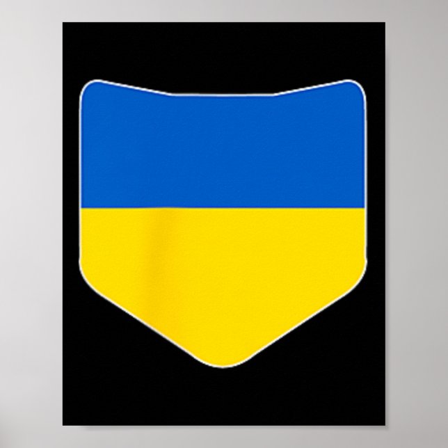 Poster Ukraine Flag With Printed Ukrainian Flag Pocket  (Frente)