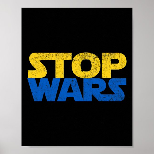 Poster Ukraine Stop Wars  (Frente)