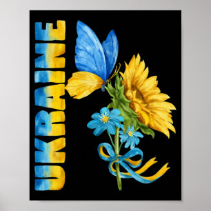 Poster Ukraine Sunflower