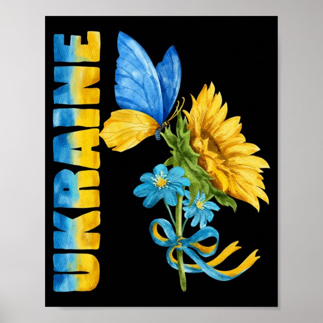 Poster Ukraine Sunflower  (Frente)