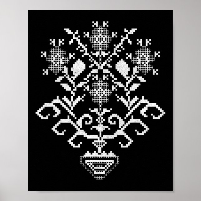 Poster Ukraine Ukrainian Kiew Trysub Flag 6  (Frente)