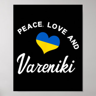 Poster Ukrainian Dumpling Ukraine Vareniki