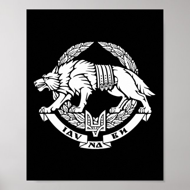 Poster Ukrainian Special Operations Forces Armed Forces O (Frente)
