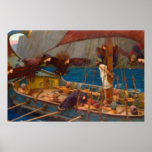 Pôster Ulisses e as Sirens (Frente)