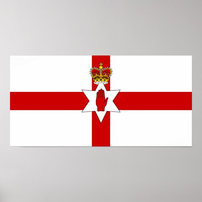 Poster Ulster Banner Northern Ireland Flag (Frente)