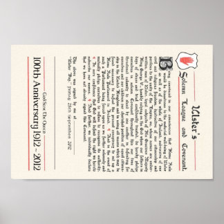 Pôster Ulster Covenant