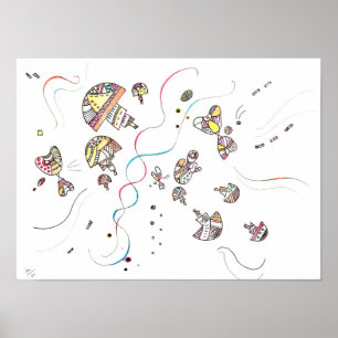 Poster "Última Aquarela" - Pintura de Wassily Kandinsky