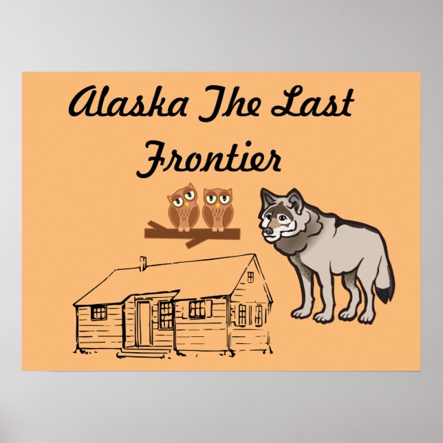Poster Última Fronteira do Alasca (Frente)