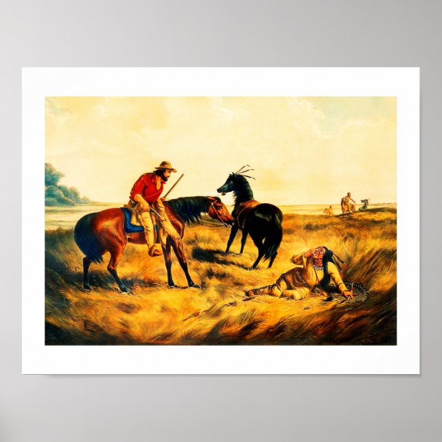 Pôster Última guerra, nativo americano (Frente)