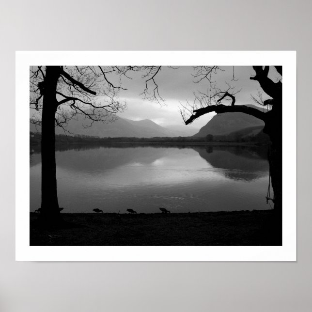 Poster Última Luz em Loweswater: Distrito do Lago (Frente)