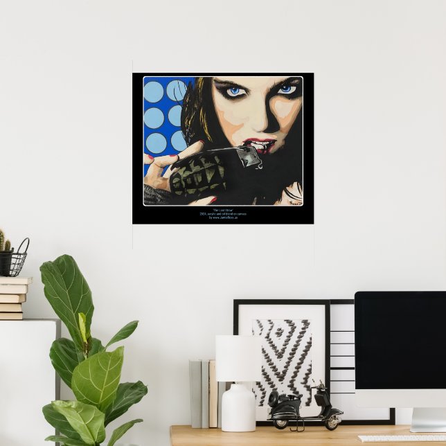 Poster "Última Palha" (Escritório em casa)