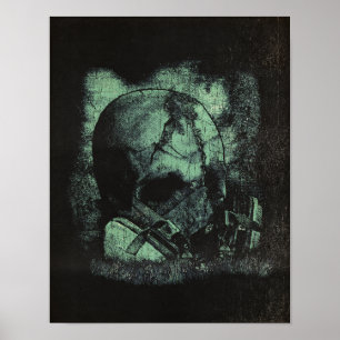 Poster Última respiração - Roupa de corrente tecno-distóp