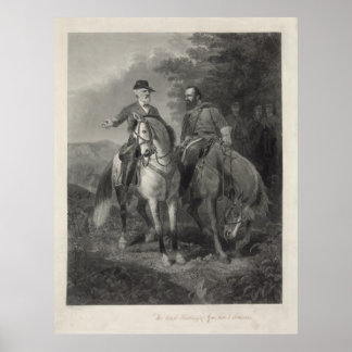 Pôster Última Reunião de Robert E. Lee & Stonewall Jackso