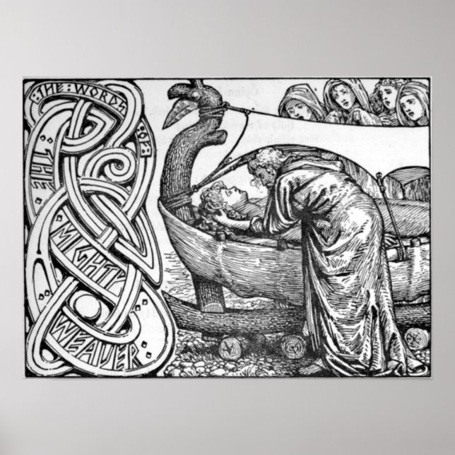 Pôster Últimas palavras de Odin para Baldr (Frente)