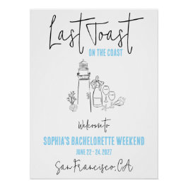 Pôster Último brinde na despedida de solteira à beira-mar