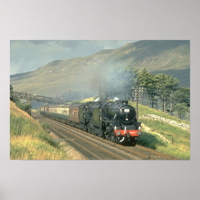 Poster Último comboio rebocado a vapor da British Rail pa (Frente)