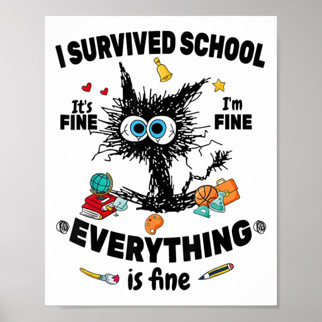 Poster Último Dia Da Escola (Frente)