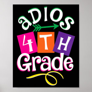 Poster Último Dia de Adios Escolares Crianças de Formataç