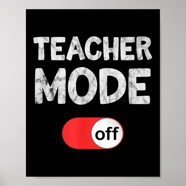 Poster Último Dia de Escola Dizendo: Professores Engraçad (Frente)