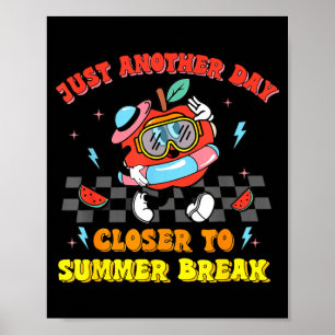 Poster Último dia de escola outro dia mais perto do verão