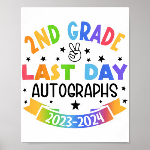 Poster Último Dia De Graduação Do segundo De Autografo Da