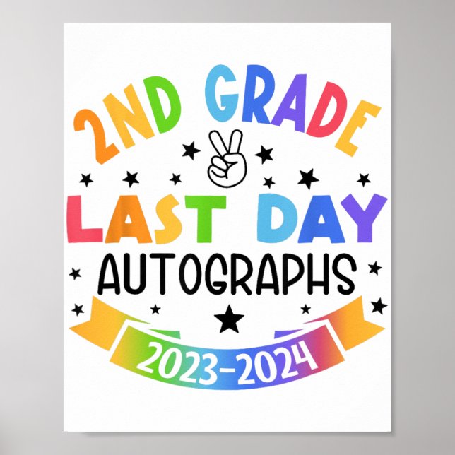 Poster Último Dia De Graduação Do segundo De Autografo Da (Frente)