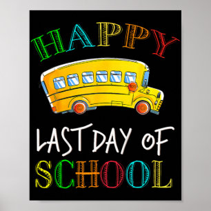 Poster Último Dia De Motorista De Ônibus Escolar Aluno Pr