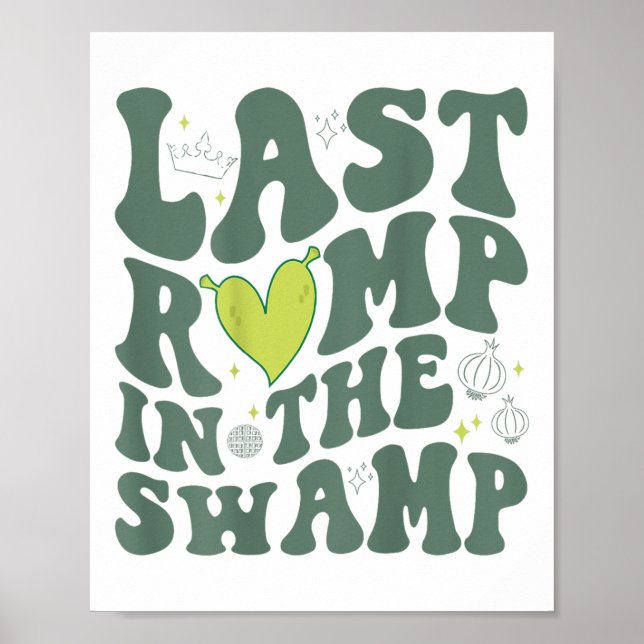 Poster Último Romp no pântano (nas costas) (Frente)
