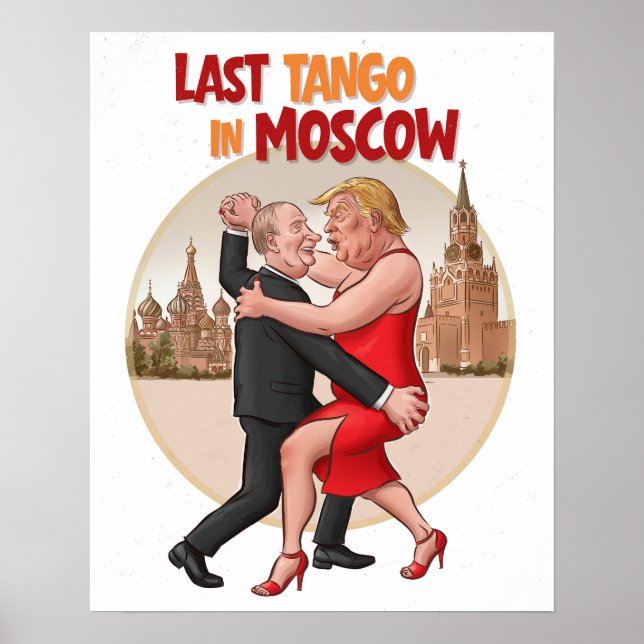 Poster Último Tango em Moscou (Frente)
