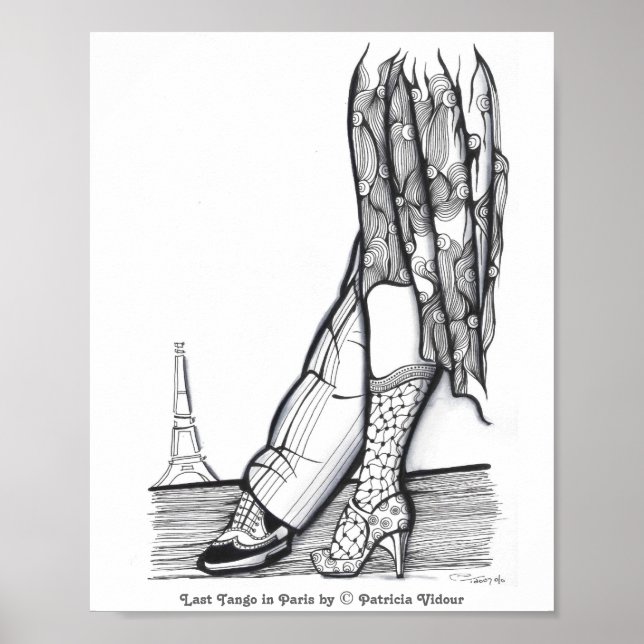 Pôster Último Tango em Paris (Frente)