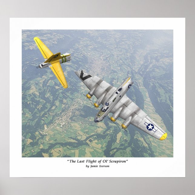 Pôster Último Voo de Ol' Scrapiron (Frente)