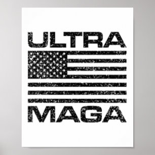 Poster Ultra Mega Estados Unidos Bandeira Americana Ultra