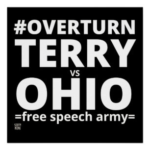Pôster "ULTRAPASSAR TERRY vs OHIO"