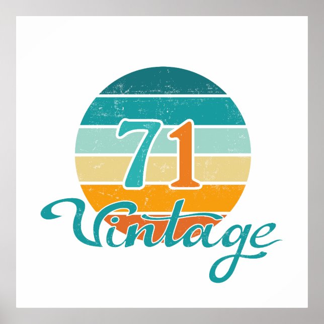 Poster Ultrassado 71 Vintage (Frente)