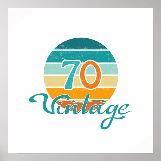 Poster Ultrassagem de 70 Vintage (Frente)