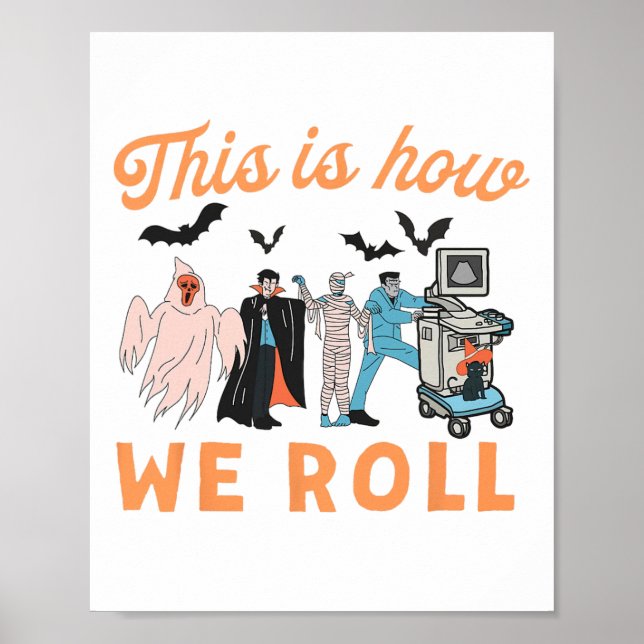 Poster Ultrassom Tech Fantasma Vascular Tech Sonógrafo H (Frente)