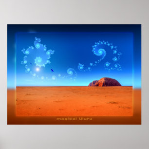 Pôster Uluru mágico