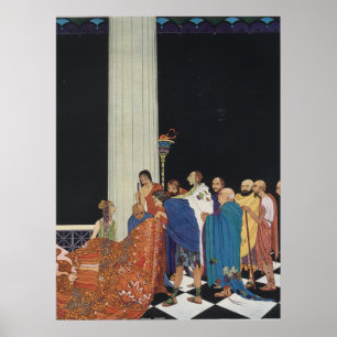 Pôster Ulysses no palácio de Circe