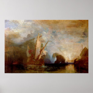 Pôster Ulysses que Deriding Polyphemus, 1829