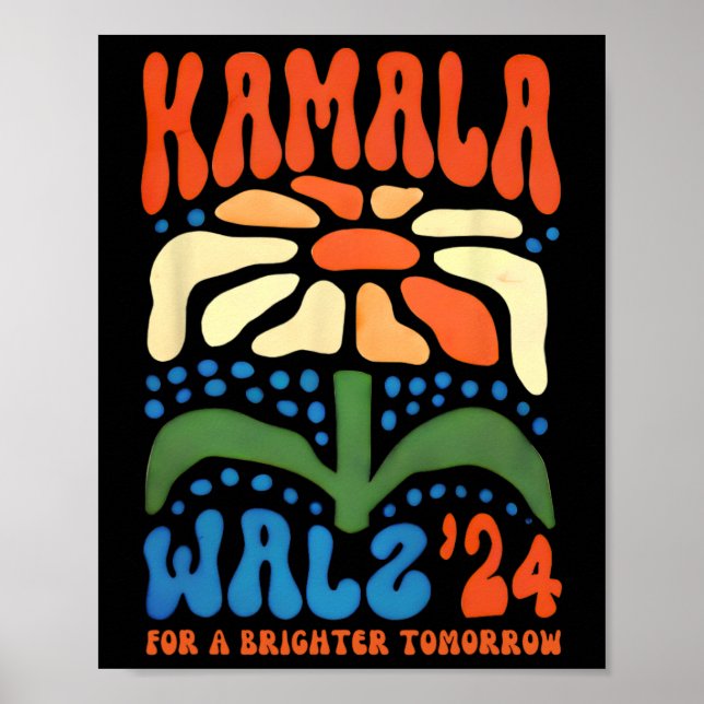 Poster Um amanhã mais brilhante Boho Aestético Kamala Wal (Frente)