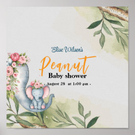 Poster Um amendoim doce está a caminho