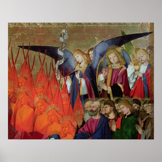 Poster Um Anjo, da "Coronação da Virgem" (Frente)