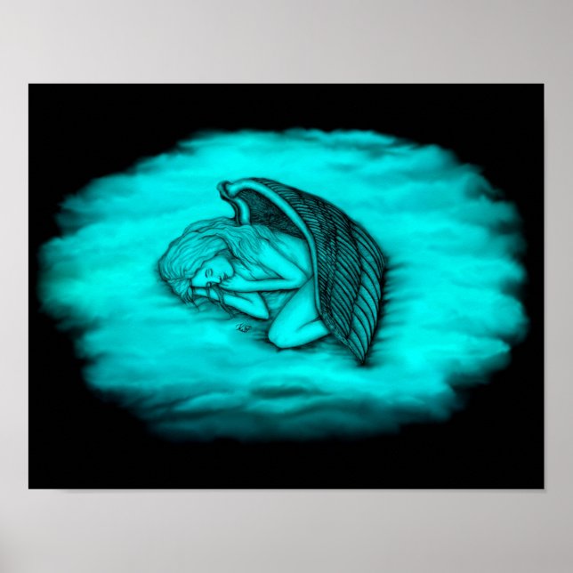 Poster Um Anjo Dormindo (Frente)