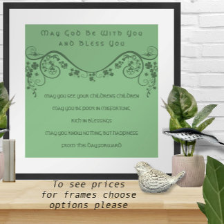 Poster UM ANTIGO CASAMENTO IRLANDÊS Bênção Redemoinhos de