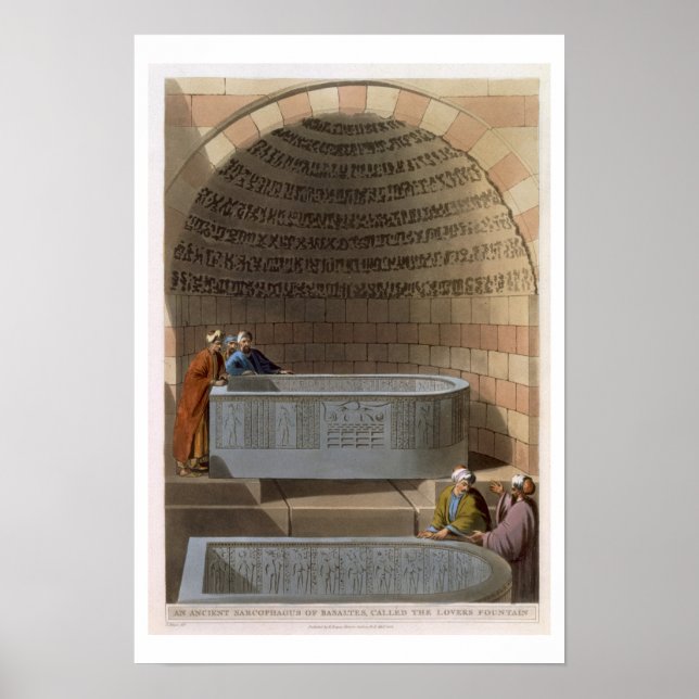 Poster Um Antigo Sarcófago de Basaltes, chamado Lov (Frente)