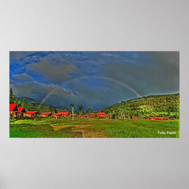 Poster Um arco-íris da manhã (Frente)