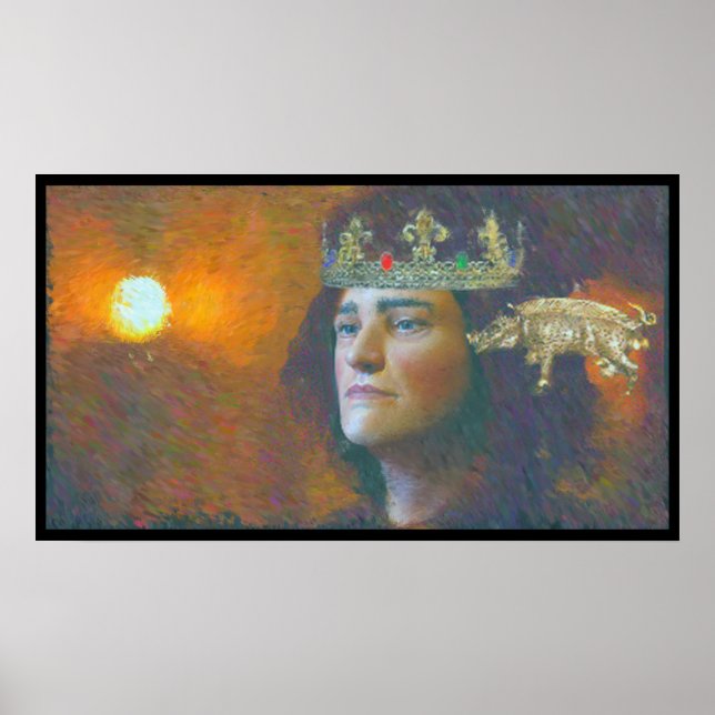 Pôster Um artista impressionista pinta Richard III (Frente)