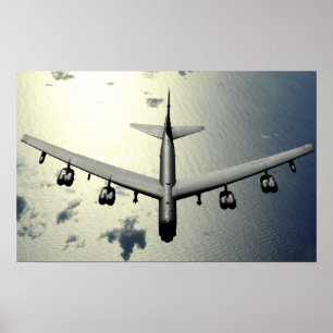 Poster Um B-52 Stratofortress em vôo