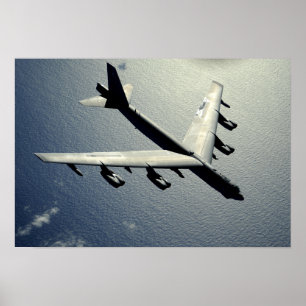 Pôster Um B-52 Stratofortress em vôo 2