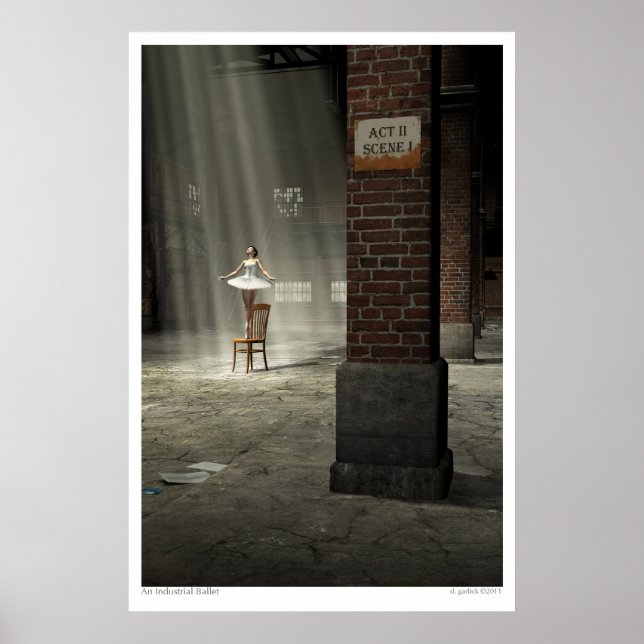 Poster Um Balé Industrial (Frente)